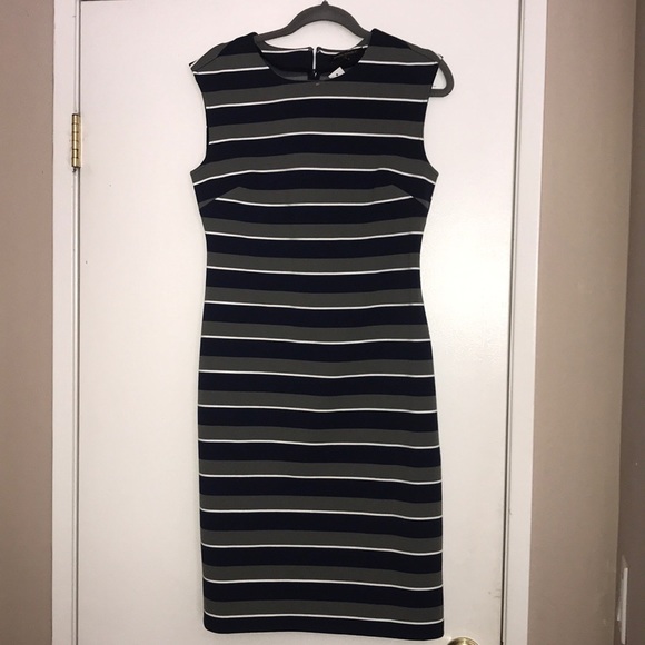 Banana Republic Sheath dress stripes - Picture 1 of 5